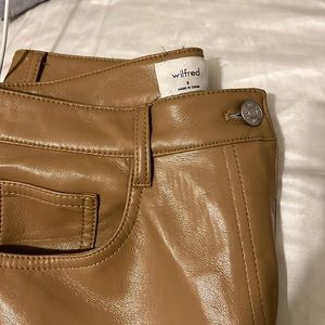Wilfred vegan leather Mélina pants size 8